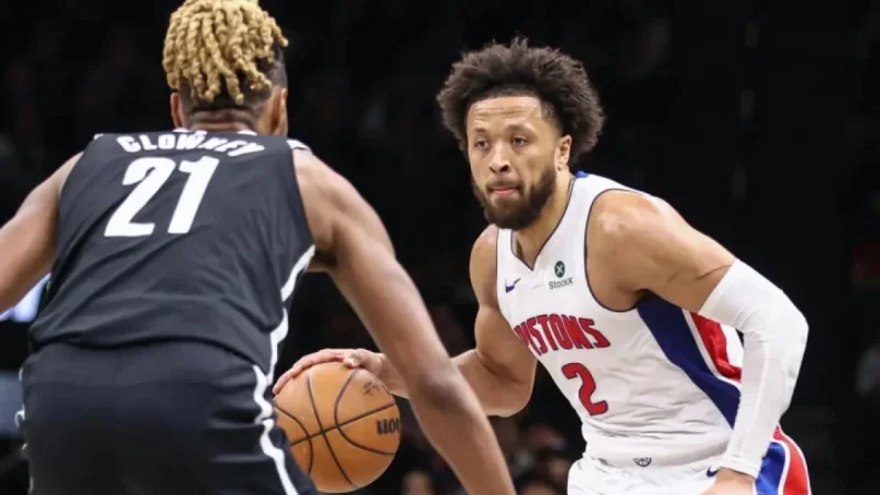 Cade Cunningham Posts Double-Double Tuesday — 36th of Season Sparks 38-Point Blowout