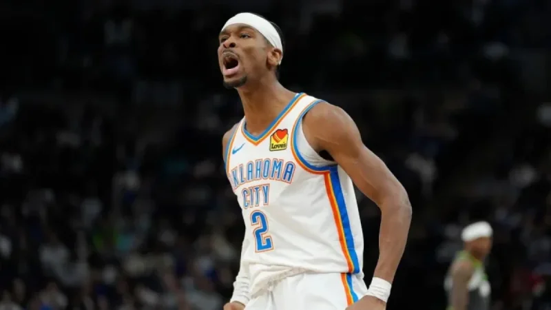 Sga Eyes Wilt Chamberlain Record as Thunder Head to Boston