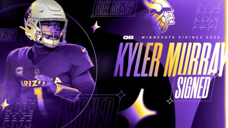 Vikings Secure Quarterback Kyler Murray Signing