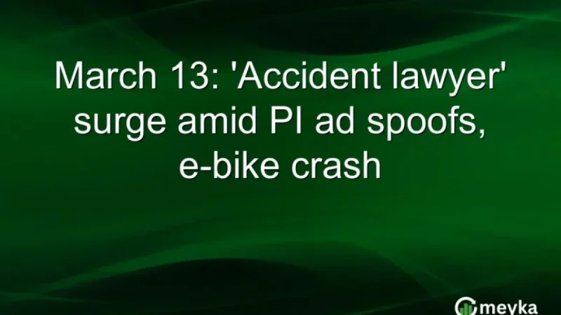 Car Accident Attorney advertising hits an inflection point as March 2026 attention shifts