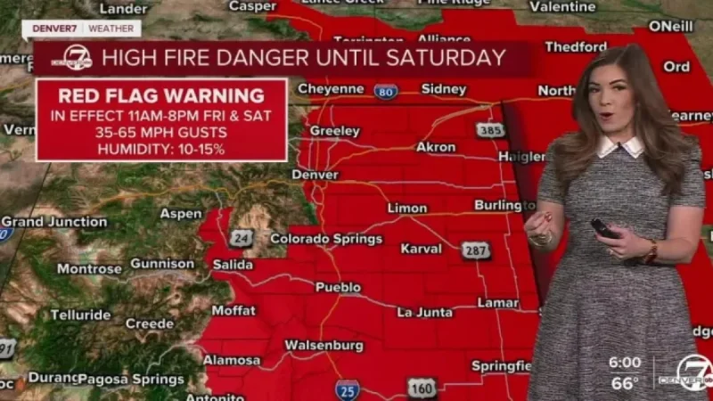 Fire Weather Watch: Denver’s weekend forecast flips from critical fire danger to snow and bitter wind