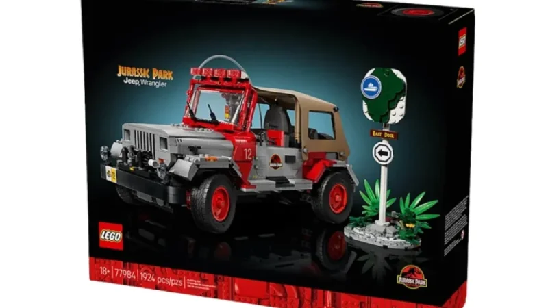 Lego 77984 Jurassic Park Jeep Wrangler teased in video, bringing a movie moment to bricks