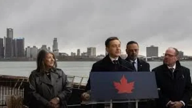 Pierre Poilievre to travel to U.S. this week to fight for tariff-free access