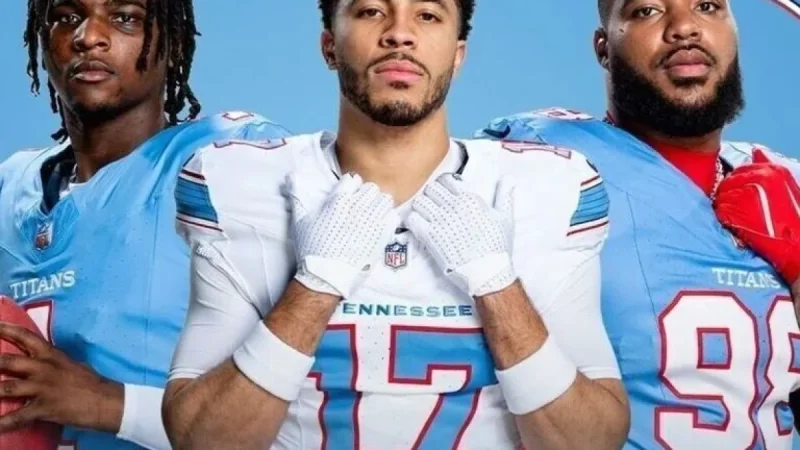 Titans Unveil New Logo and Oilers-Inspired Uniforms