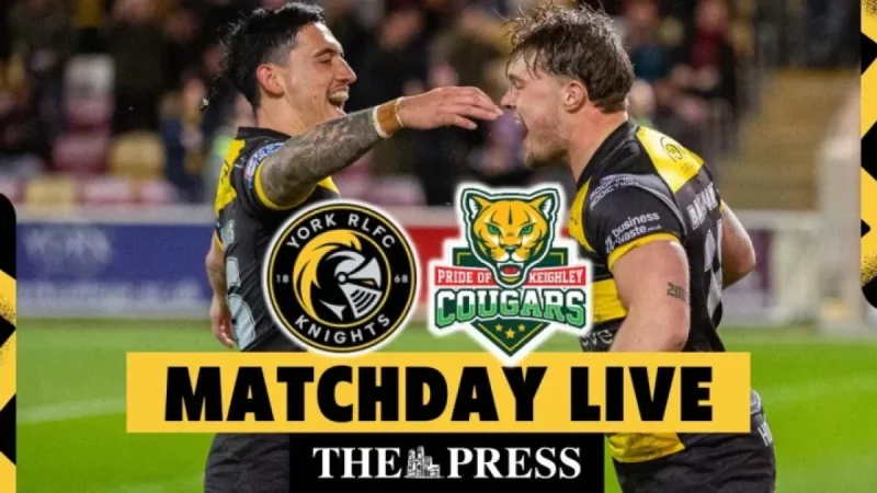 York Knights Vs Keighley Cougars: Applegarth Relishes Cup Beauty as Underdog Cougars Head to York