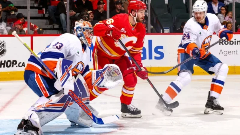 Flames Vs Islanders, and the pressure of needing points on a tight night in Elmont