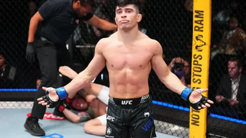 Kevin Vallejos Destroys Josh Emmett in Minutes at UFC Vegas 114