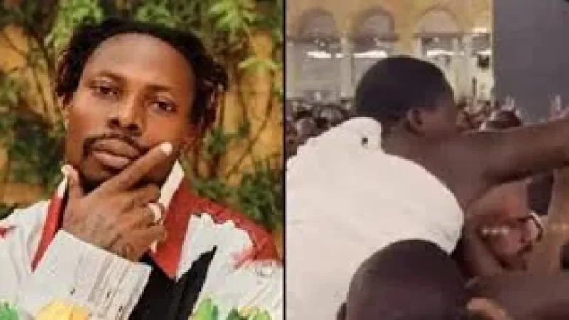Mecca: Asake Struggles to Touch the Black Stone — Viral Crowd Reveals Limits of Pilgrim Access