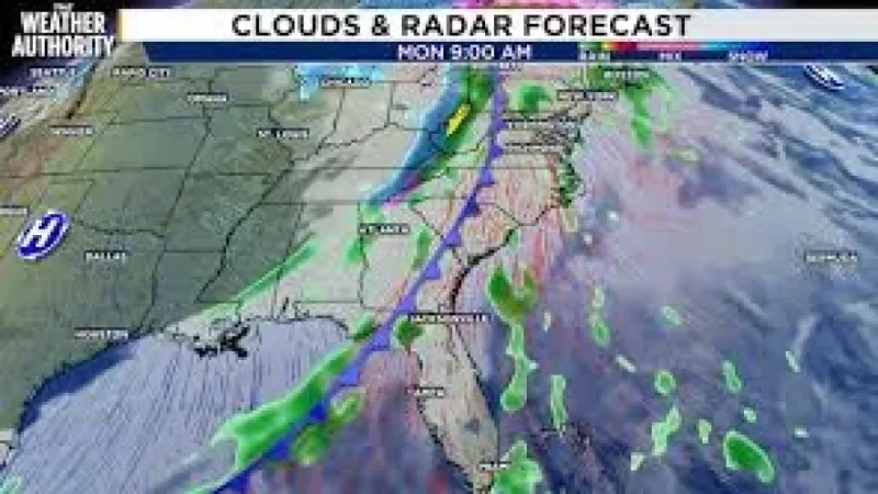 Weather Orlando: Cold Front Triggers Storm Risk Sunday and Monday, Cooler Air Next Week