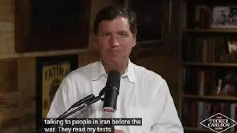 Tucker Carlson Iran claim sparks DOJ talk after Laura Loomer demands a ‘foreign agent’ probe
