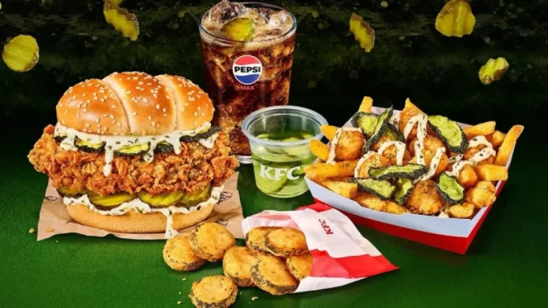 Kfc Pickle Menu launches with Pickle Pepsi Max and frickles across UK