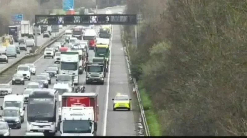 M5 Traffic Halted After Police Incident Near Bristol