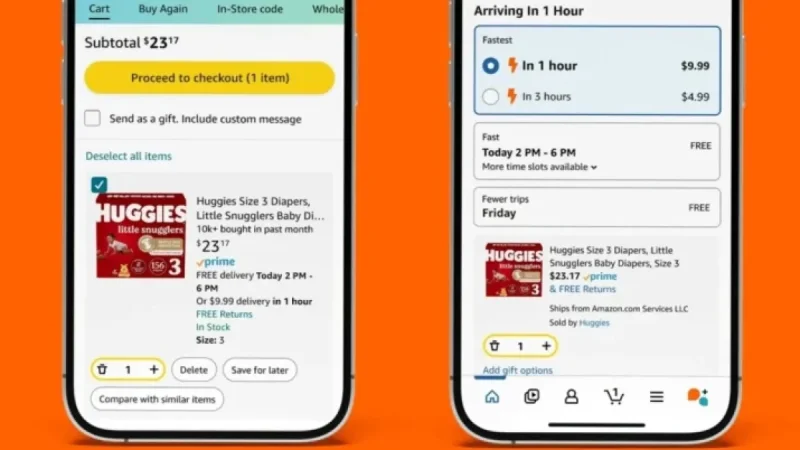 Amazon Unveils ‘GetItFast’ Page for 1-Hour Delivery Items