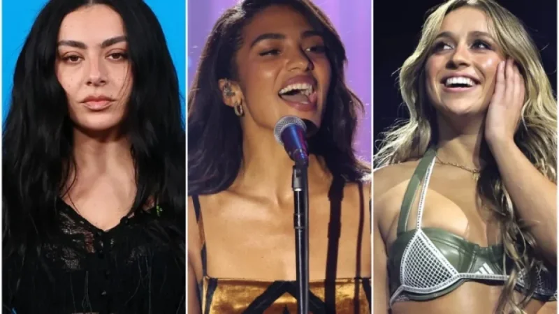 Olivia Dean, Charli XCX, and Tate McRae Headlining Lollapalooza 2026