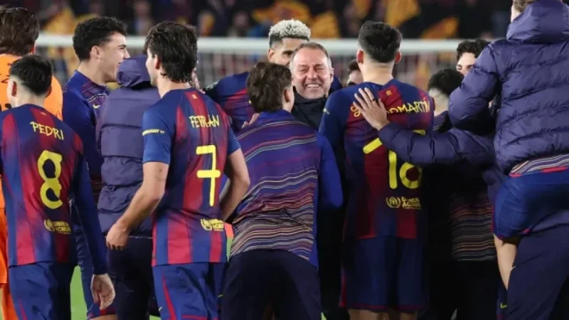 Hansi Flick Reacts to Barcelona’s Wild 7-2 Win Over Newcastle in Champions League