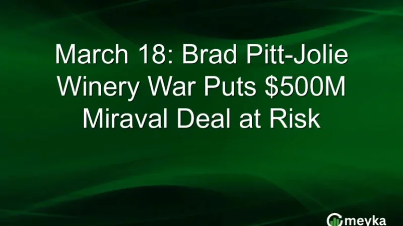 Angelina Jolie and the $500M Miraval War: 3 Legal Moves That Raise the Stakes