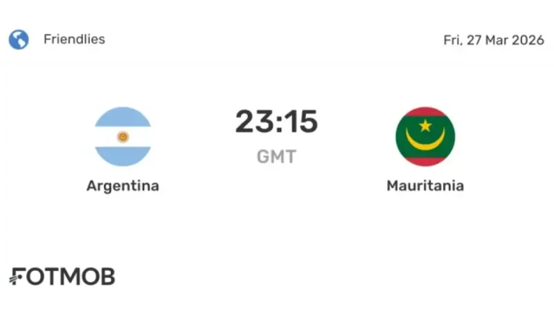 Argentina Vs Mauritania: Lineups, timing and the quiet absence at La Bombonera