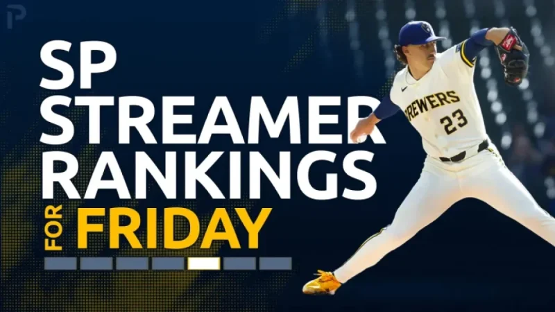 Fantasy Baseball: Top Starting Pitcher Rankings for March 27-29