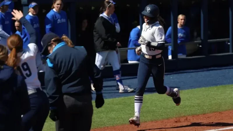 U Conn run-rules DePaul 10-1 to finish sweep as Huskies surge in BIG EAST play