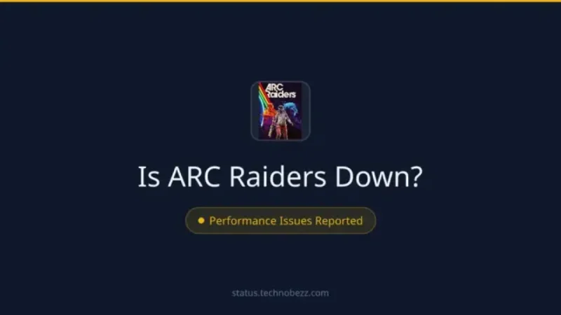 Arc Raiders Down: Players Report Server Connection Problems as Status Shows Performance Degraded