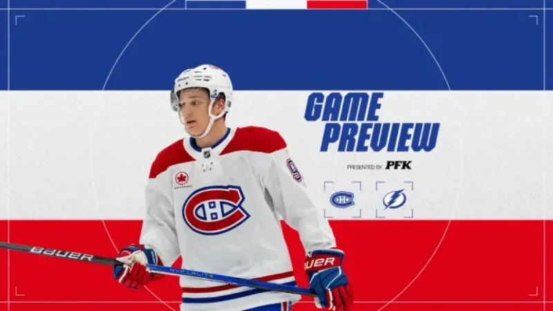 Canadiens Vs Lightning: Dobes Starts as Montreal Brings Five-Game Surge Into Tampa Test