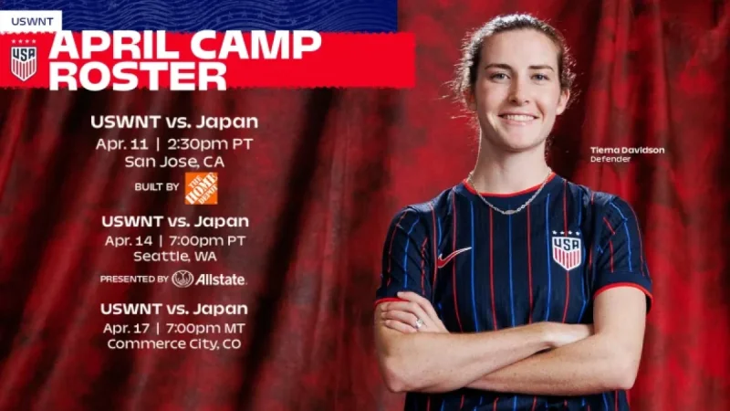 Hayes Unveils 26-Player Roster for April Matches with Japan