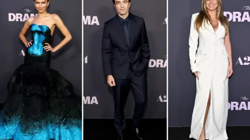 Zendaya, Robert Pattinson, and Heidi Klum Shine at Event
