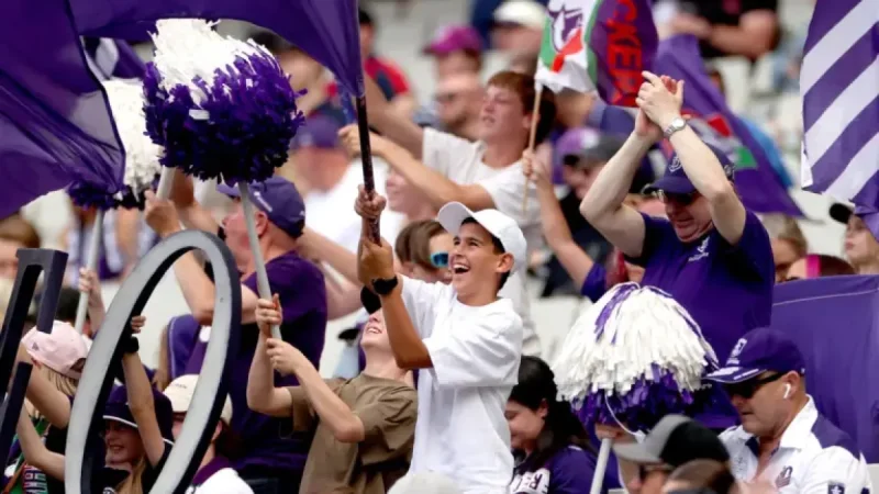 Rundle Mall and the Freo Gathering: a pre-game moment built around people