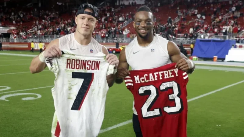 Bijan Robinson Thrives, Credits Workouts with Christian McCaffrey