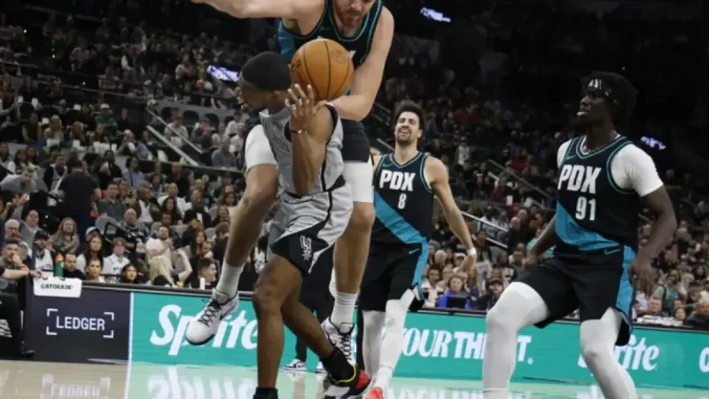 Spurs Vs Trail Blazers as the Western Conference race tightens