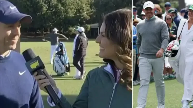 Rory Mcilroy Wife chatter fades as Masters meeting stays calm