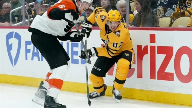 Penguins Overwhelmed by Flyers’ Speed in Deflating Game 1 Loss