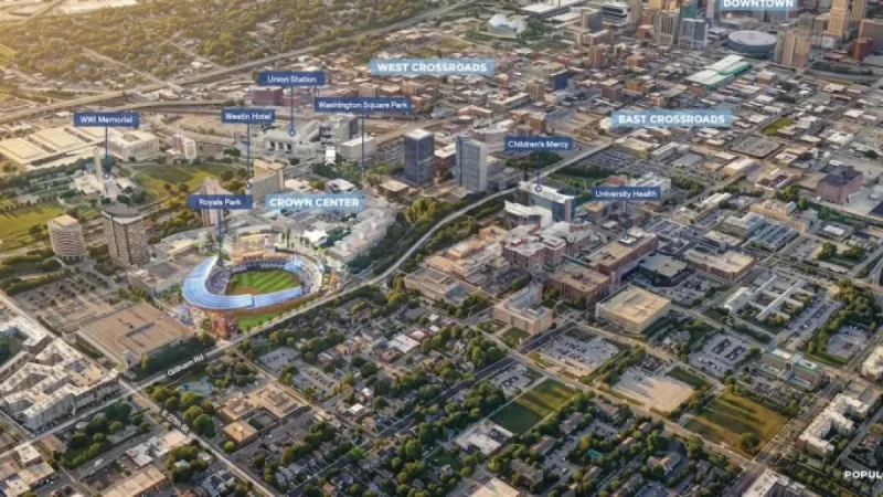 Kansas City Royals Reveal Downtown Ballpark Plan in Crown Center District