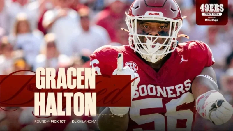 49ers Draft DL Gracen Halton with 107th Pick in 2026 NFL Draft