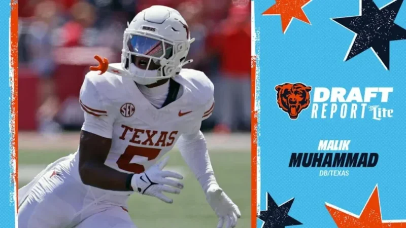 Bears Draft Texas DB Malik Muhammad 124th Overall