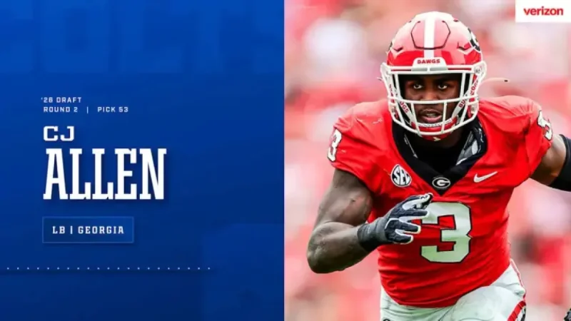 Cj Allen Gives Colts a Needed Boost in Second Round