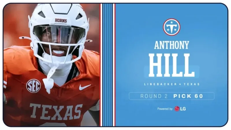 Titans Acquire Texas LB Anthony Hill Jr. in Trade-Up with Bears