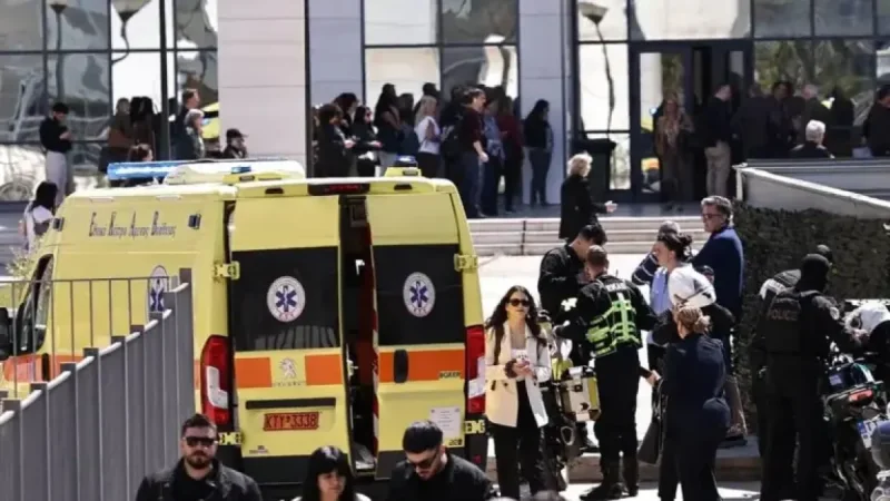 Athens shooting manhunt ends with arrest after five wounded in double attack