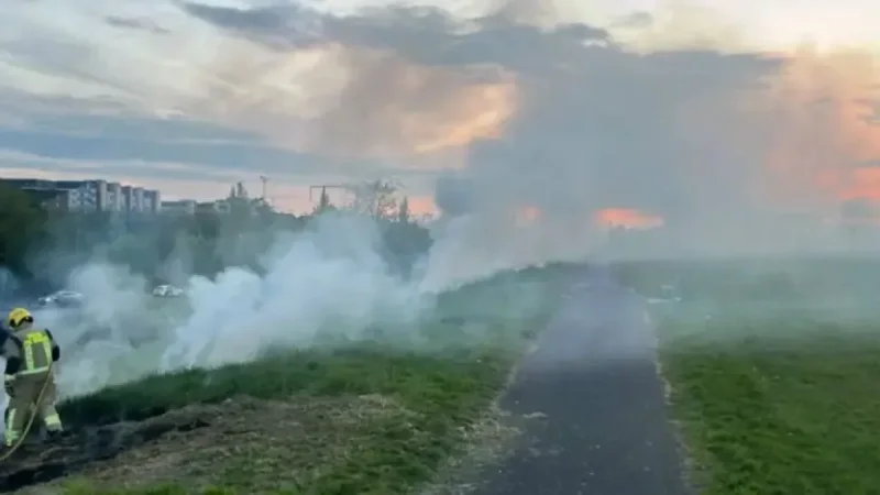 Dublin Fire and the wildfire warning as April turns dry