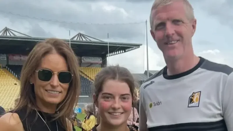 Henry Shefflin as his daughter follows in his famous footsteps