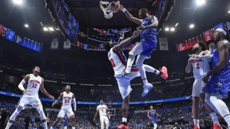 Jamal Cain’s Stunning Dunk on Jalen Duren Electrifies Magic-Pistons Playoffs