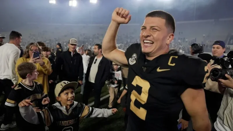 Ravens Secure Diego Pavia with Three-Year Contract, Skipping Rookie Tryout