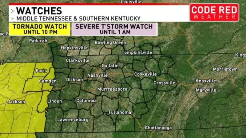 Knoxville Weather: 2 severe storm rounds, flood risk, and what to watch overnight