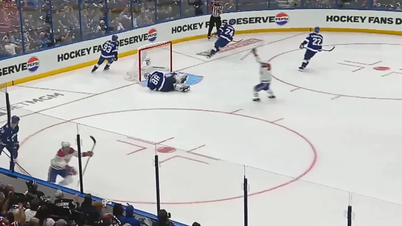 John Cooper Watches Kucherov Miss Wide-Open Net in Game 5