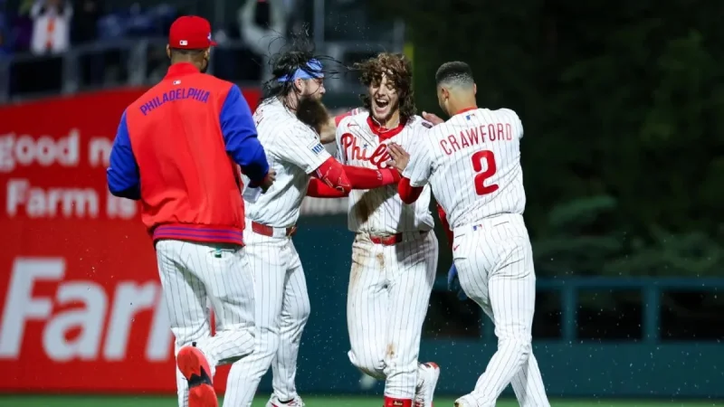 Bryson Stott Sparks Phillies' 3-2 Walk-Off Sweep