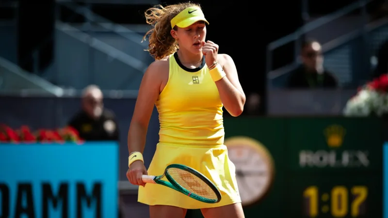 Andreeva Reaches Third Career WTA 1000 Final in Madrid Tennis Scores