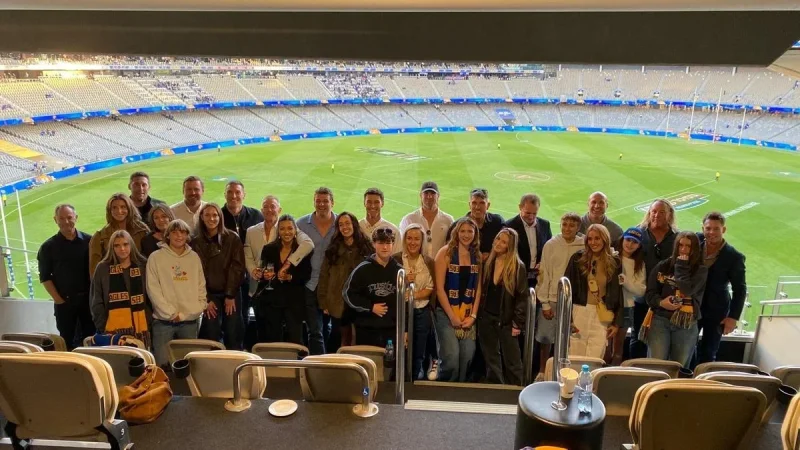 Chris Judd Leads West Coast Eagles 2006 Reunion at Optus Stadium