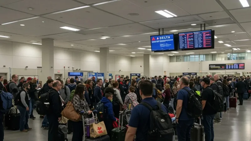 Delta Cancellations surge to 219 as weekend disruptions spread