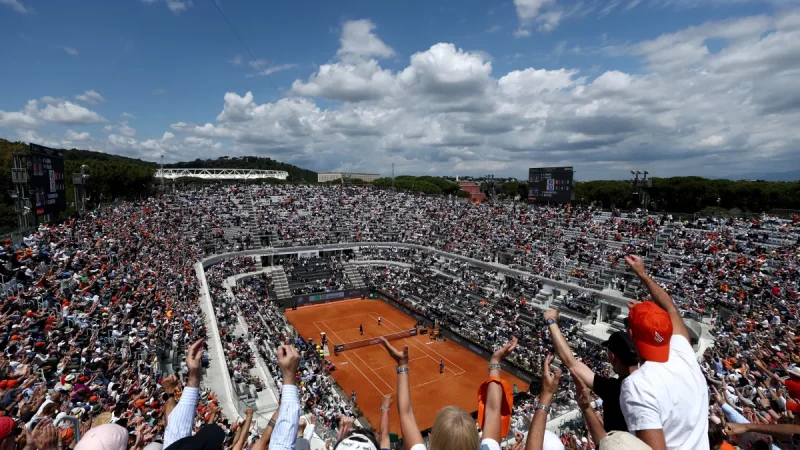 Rome Open Main Draw Set for Monday, May 4 With 96 Players