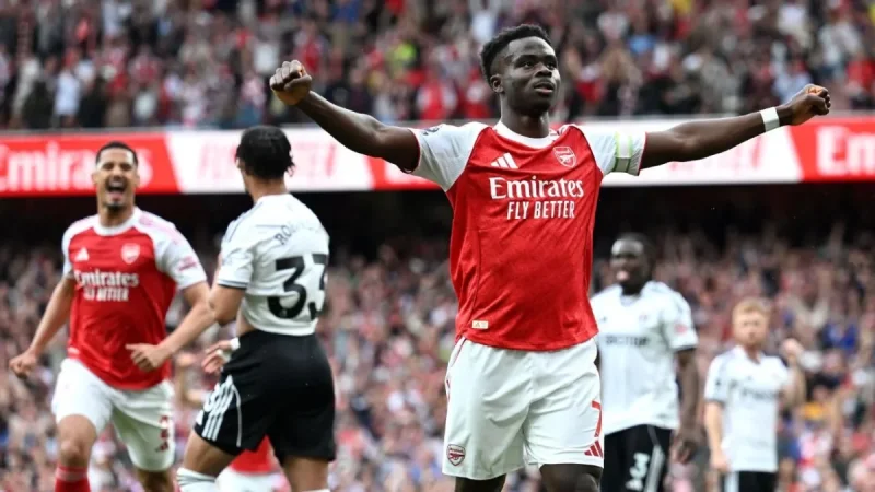 Saka Sparks Arsenal Past Fulham 3-0 in Arsenal - Fulham